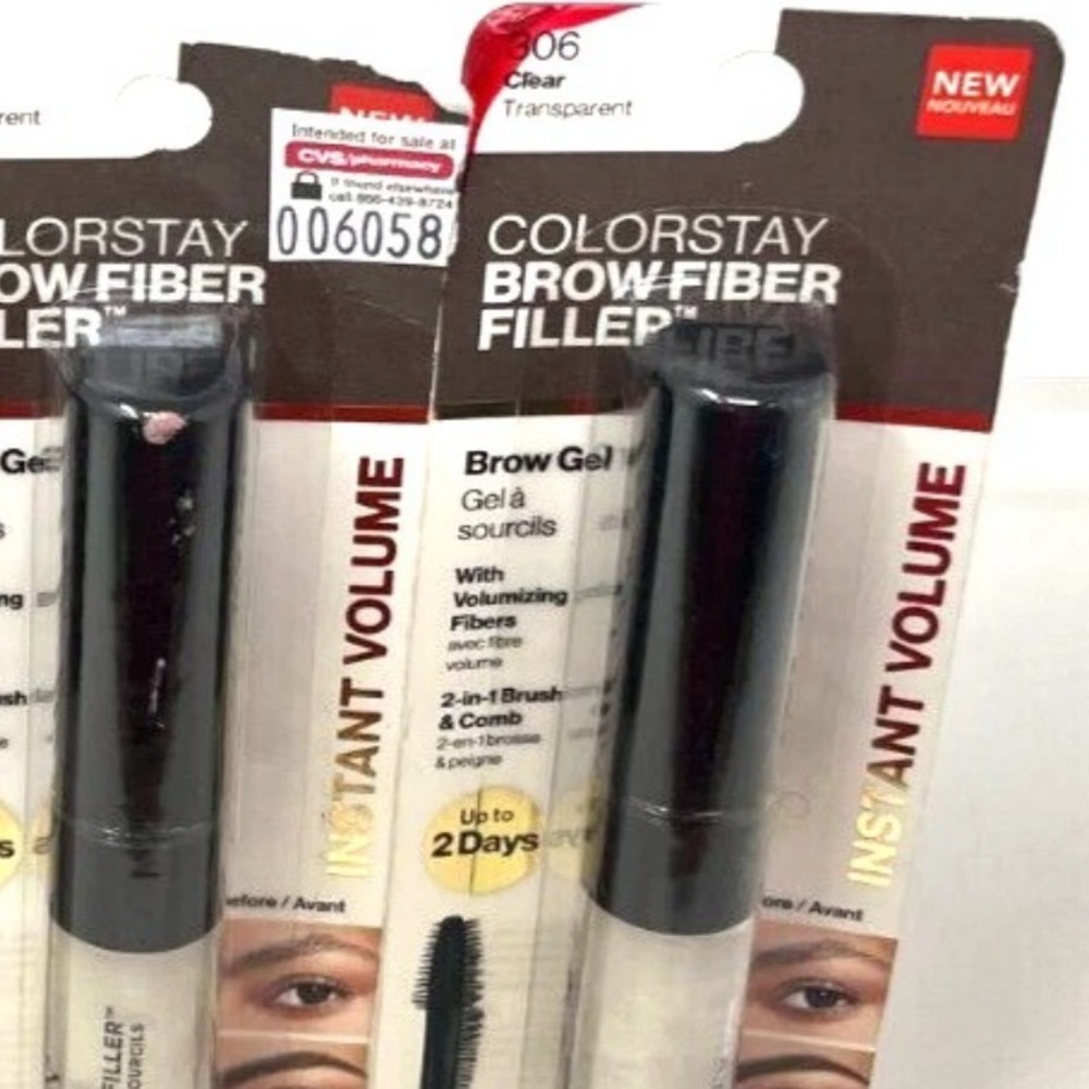 Revlon ColorStay Brow Gel Kit 15 Pack Clear Professional Makeup Artist Set